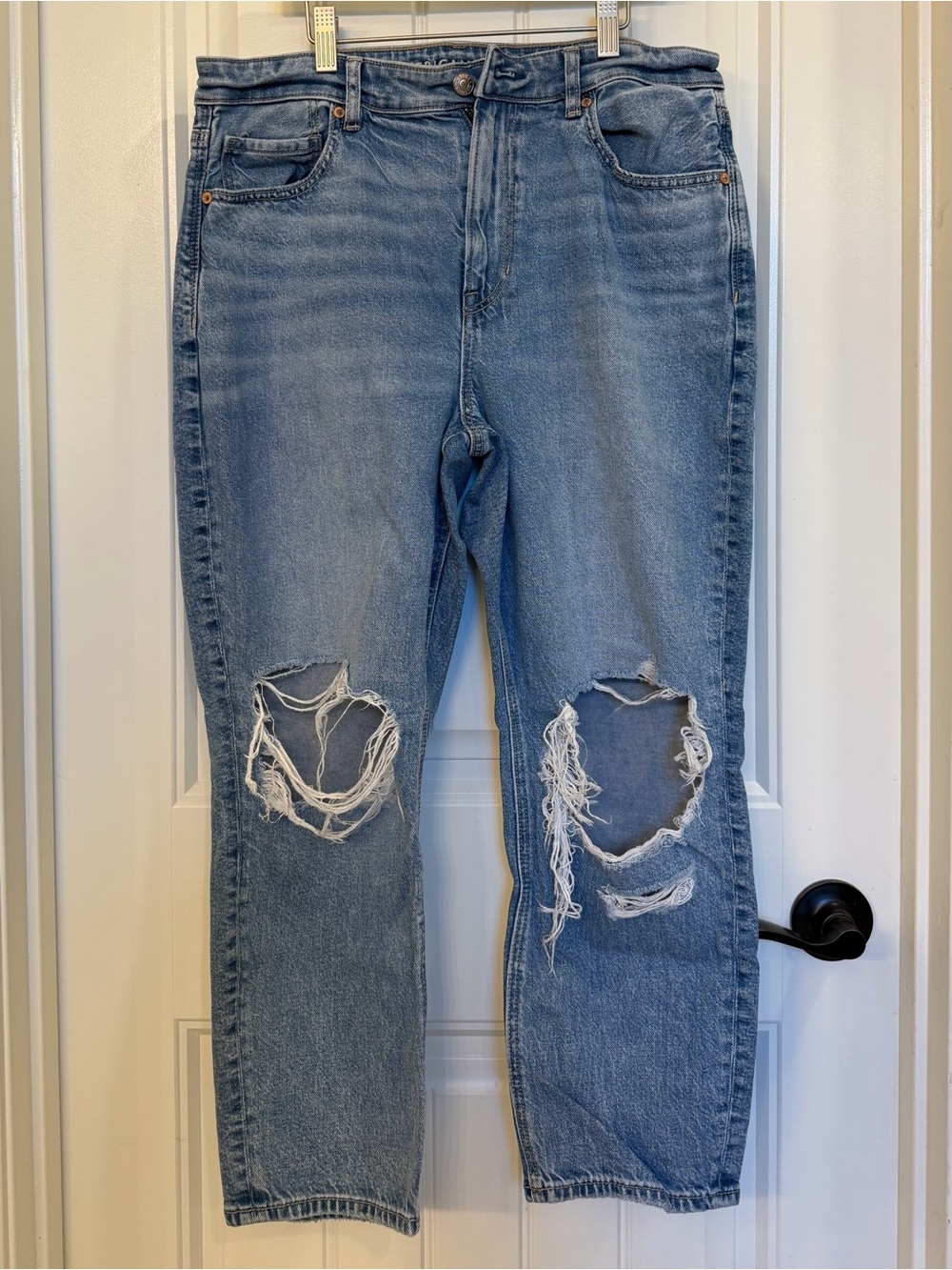American Eagle Outfitters Super High Rise Mom Jeans 12 X-Short